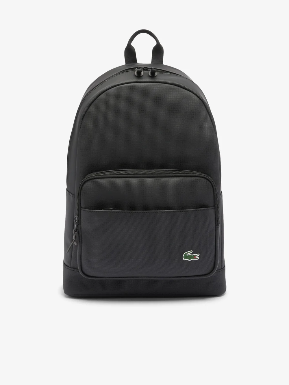 Lacoste Men's Black Backpack - Sleek Everyday Carry